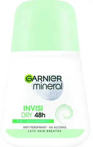 דאודורנט רול-און לאישה Garnier Dry Control Green – בנפח 50 מ"ל