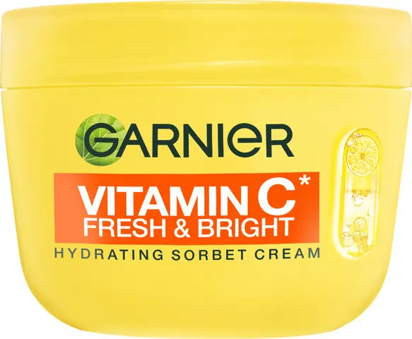 קרם פנים Garnier Vitamin C Fresh & Bright Sorbet – בנפח 85 מ"ל