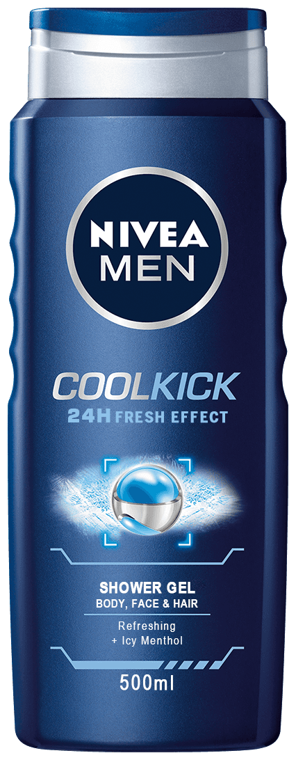 ג'ל רחצה בניחוח מנטול מבית Nivea – בנפח 500 מ"ל