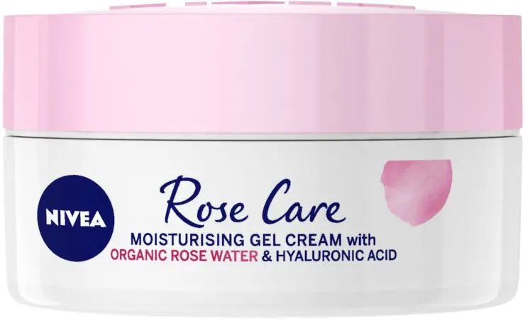 קרם פנים Nivea Rose Care Gel – בנפח 50 מ"ל