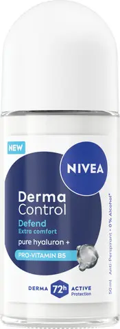 דאודורנט רול-און לאישה Nivea Derma Control – בנפח 50 מ"ל