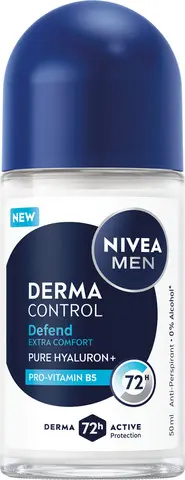 דאודורנט רול-און לגבר Nivea Deo Rollon For Derma Control – בנפח 50 מ"ל