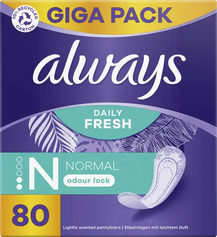 מגני תחתון Always Normal – 80 יחידות