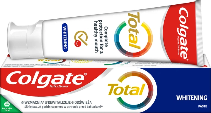 משחת שיניים מלבינה Colgate Total – בנפח 75 מ"ל