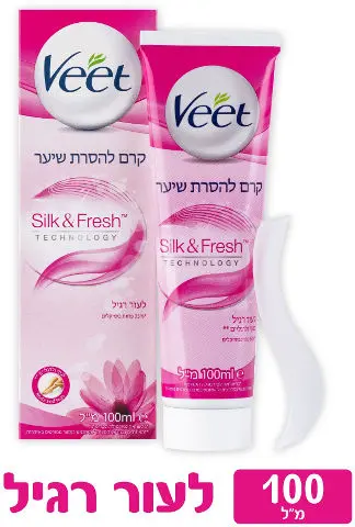 קרם הסרת שיער לגוף לעור רגיל Veet – בנפח 100 מ"ל