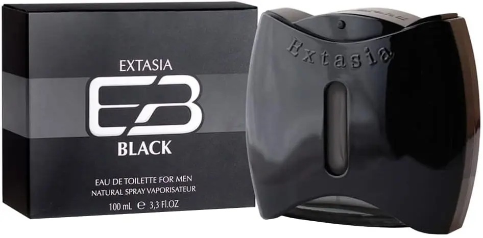 בושם לגבר New Brand Extasia Black E.D.T 100 ml