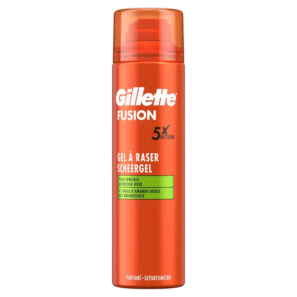 ג'ל גילוח לעור רגיש לגבר Gillette Fusion 5 Ultra Sensitive – בנפח 200 מ"ל
