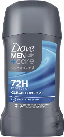 דאודורנט סטיק לגבר Dove Deo Stick Ap Clean Comfort – בנפח 50 מ"ל