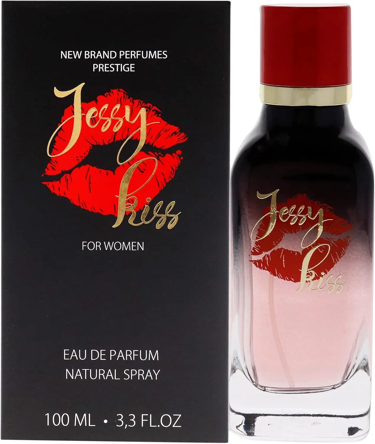 בושם לאישה New Brand Jessy Kiss E.D.P 100 ml