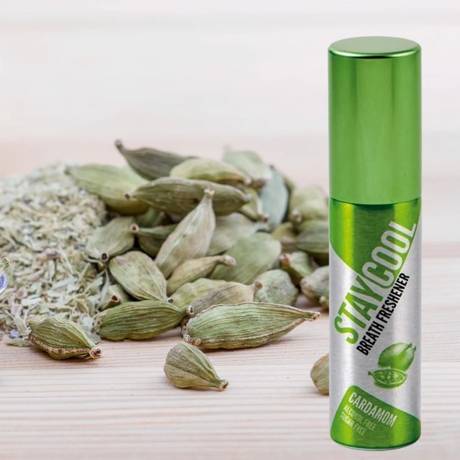 ספריי לרענון הפה Staycool Cardamom – בנפח 20 מ"ל