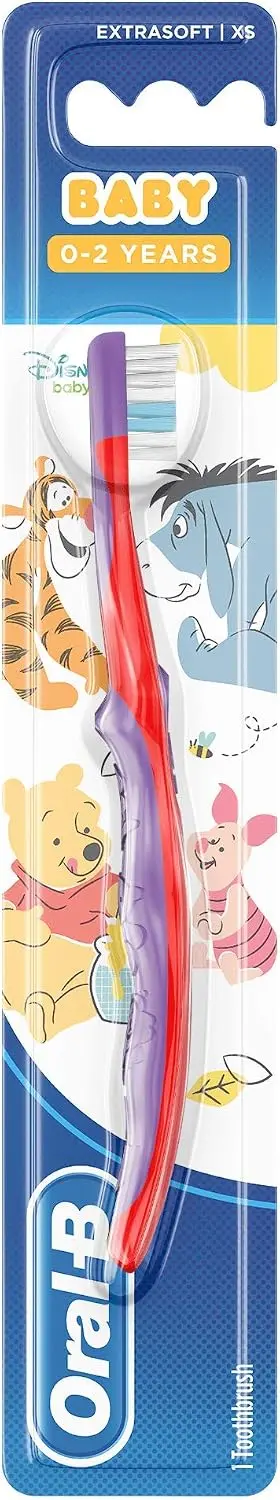 מברשת שיניים רכה לילדים שלב 1 עד גיל שנתיים מבית Oral-B