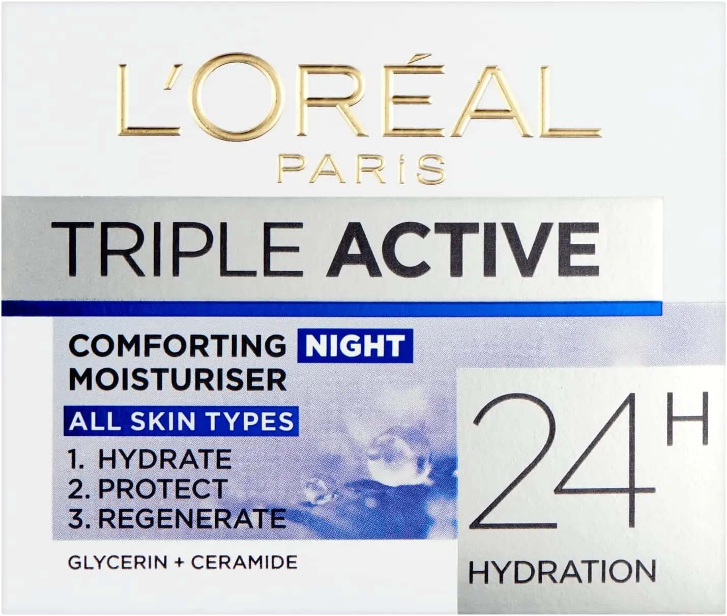 קרם לילה L'Oreal Paris Triple Active Night – בנפח 50 מ"ל