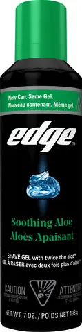ג'ל גילוח לעור רגיש לגבר Edge Green – בנפח 200 גרם