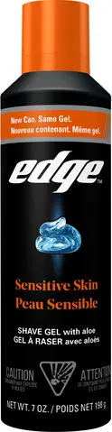 ג'ל גילוח לעור רגיש לגבר Edge Orange – בנפח 200 גרם