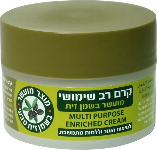 קרם רב שימושי לעור הפנים והגוף מועשר בשמן זית Olivera – בנפח 200 מ"ל