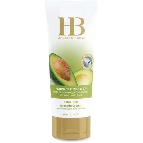 קרם גוף רב שימושי Hb Dead Sea Minerals Avocado – בנפח 180 מ"ל