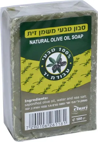 סבון מוצק בניחוח שמן זית מבית Olivera – בנפח 100 גרם