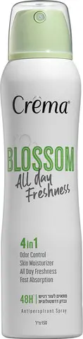 דאודורנט ספריי לאישה Crema 4 In 1 Blossom – בנפח 150 מ"ל