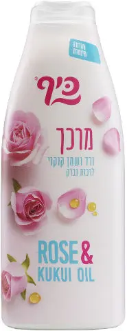 מרכך ורד ושמן קוקוי לרכות וברק מבית כיף – בנפח 700 מ"ל