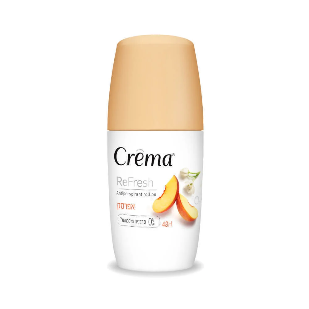דאודורנט רול-און לאישה Crema Roll On Peach – בנפח 75 מ"ל