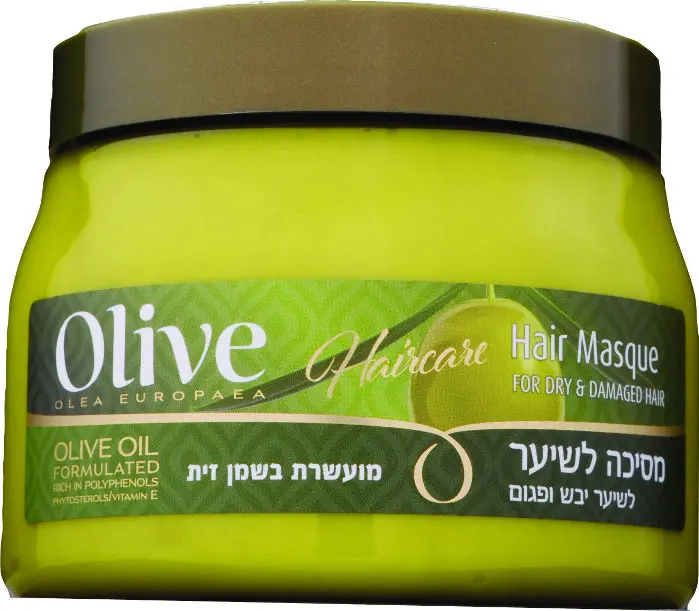 מסכה לשיער פגום מועשרת בשמן זית Olive – בנפח 500 מ"ל