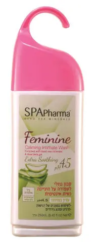 שטיפה אינטימית Spa Pharma בניחוח אלוורה – בנפח 250 מ"ל