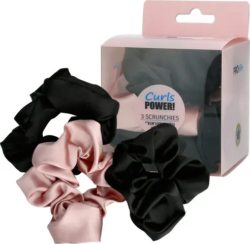 גומיות שיער Pro Hair-Curls Scrunchie Hair Band X 3