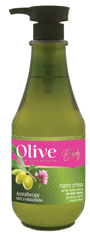 ג'ל רחצה בניחוח אקזוטי מבית Olive – בנפח 800 מ"ל