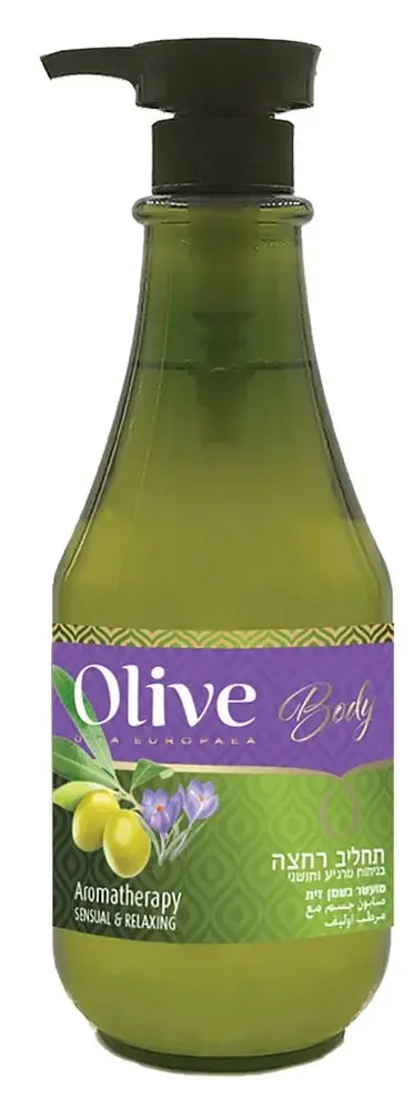 ג'ל רחצה בניחוח סנסואל מבית Olive – בנפח 800 מ"ל