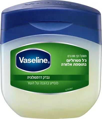 ג'ל פטרוליום קליל להענקת לחות והרגעת העור עם אלוורה Vaseline – בנפח 88 מ"ל