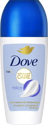 דאודורנט רול-און לאישה Dove Talco – בנפח 50 מ"ל