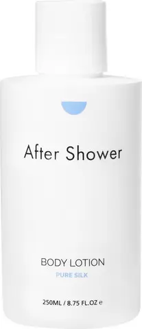 תחליב גוף בניחוח עם תמציות אלוורה וויטמין אי After Shower Pure Silk – בנפח 250 מ"ל