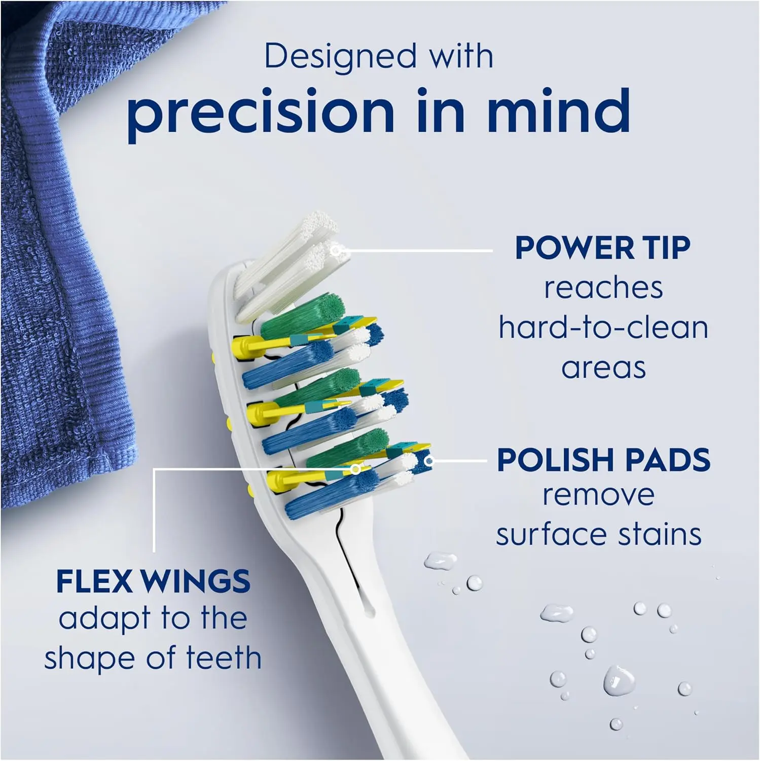 זוג מברשות שיניים בינוניות על סוללות Oral-B Pulsar