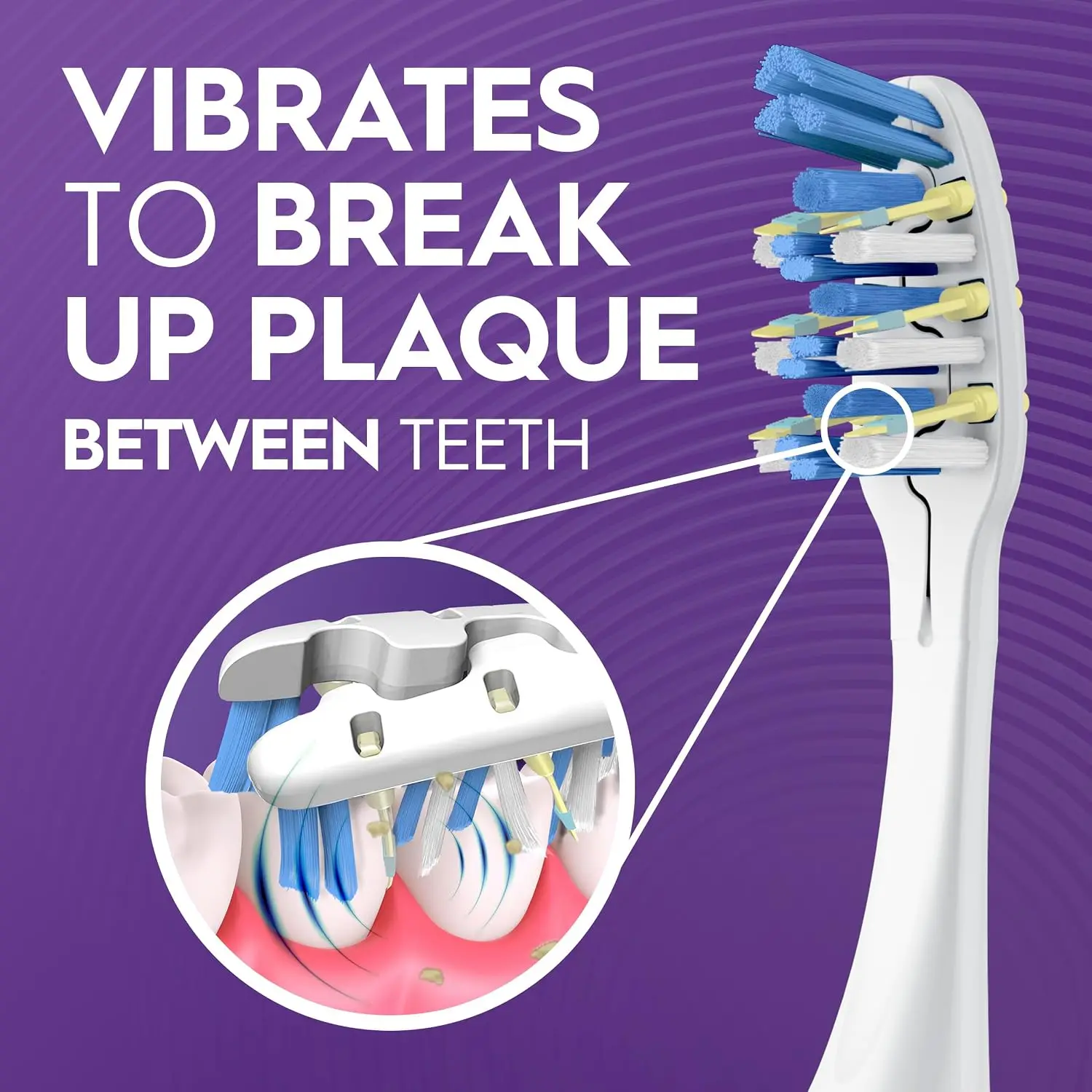 מברשת שיניים בינונית על סוללות Oral-B 3D Pulsar Pro Expert Power
