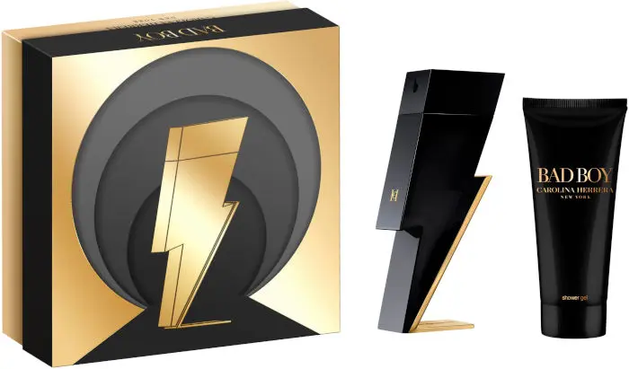 סט לגבר Carolina Herrera Bad Boy — בושם E.D.T 100 ml וג'ל רחצה 100 ml