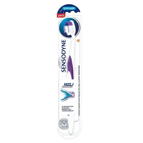 מברשת שיניים רכה להקלה מהירה מבית Sensodyne