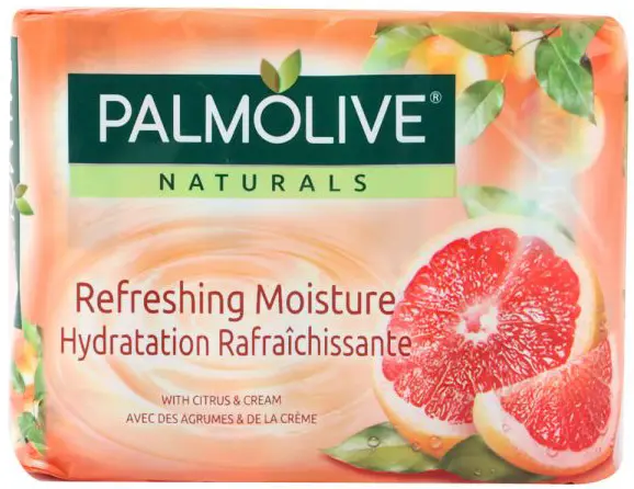 סבון מוצק בניחוח תפוז מבית Palmolive – בנפח 90 גרם -רביעייה