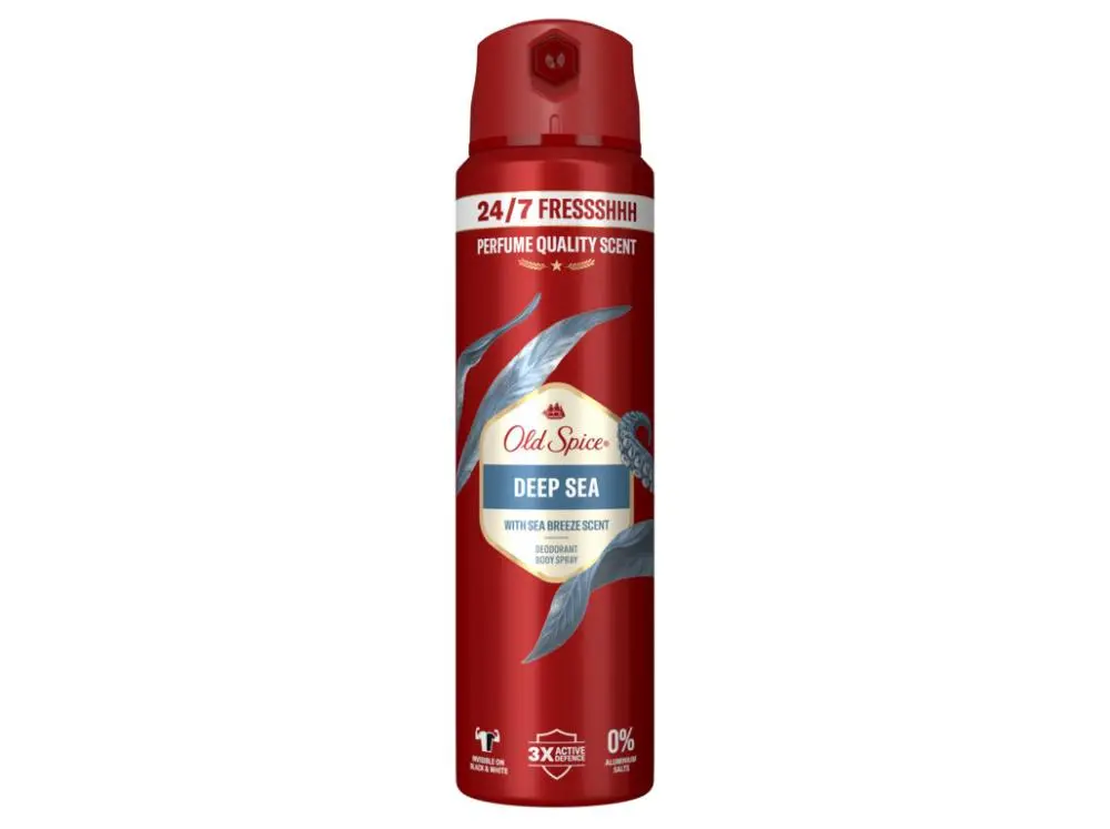 דאודורנט ספריי לגבר Old Spice Deep Sea – בנפח 150 מ"ל