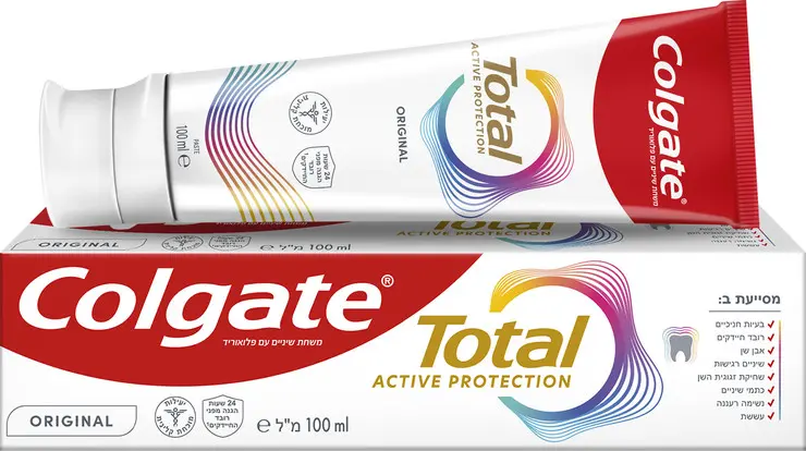 משחת שיניים Colgate Total Original – בנפח 100 מ"ל