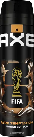 דאודורנט ספריי לגבר Axe Chocolate – בנפח 200 מ"ל