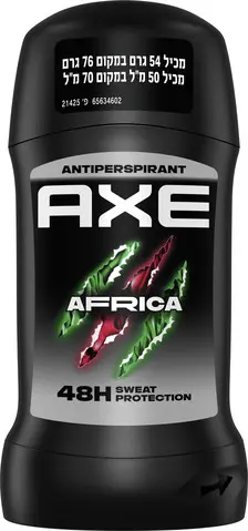 דאודורנט סטיק לגבר Axe Africa – בנפח 50 מ"ל