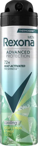 דאודורנט ספריי לגבר Rexona Iced Lemon & Sage – בנפח 150 מ"ל