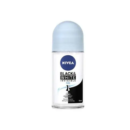דאודורנט רול-און לאישה Nivea Invisible Black & White Fresh – בנפח 50 מ"ל
