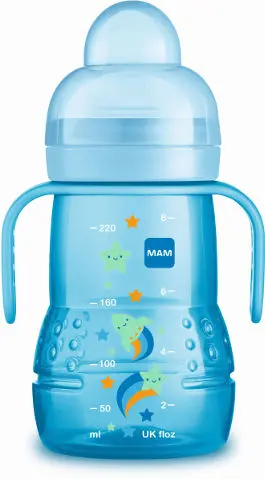 כוס אימון MAM Trainer תכלת – 220 מ"ל