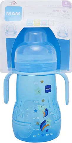 כוס אימון MAM Trainer תכלת – 220 מ"ל