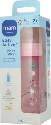 בקבוק האכלה MAM ורוד – 270 מ"ל