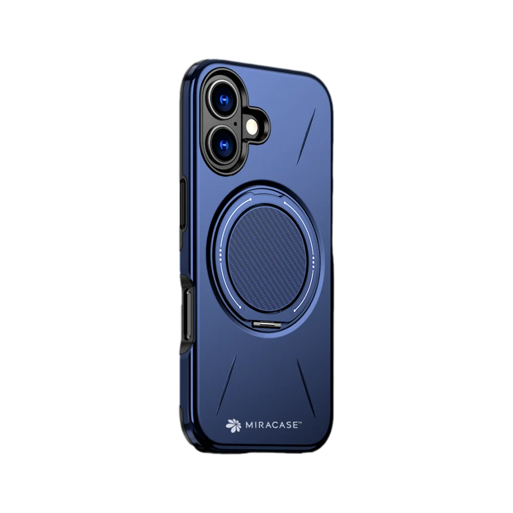 כיסוי מוקשח ל-Apple iPhone 17 מבית Miracase דגם Miramag – בצבע כחול