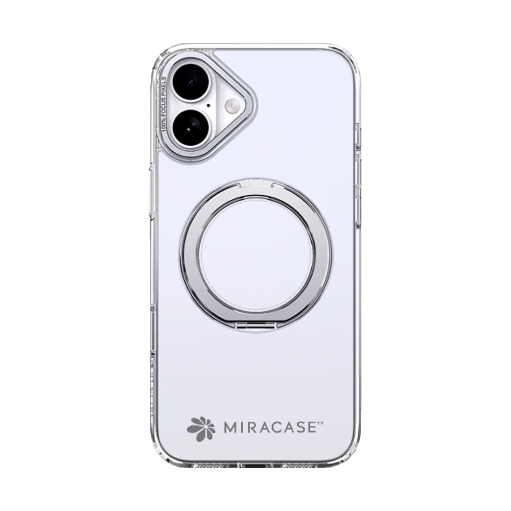 כיסוי MagSafe שקוף ל-Apple iPhone 16 מבית Miracase דגם Miraring – בצבע שקוף