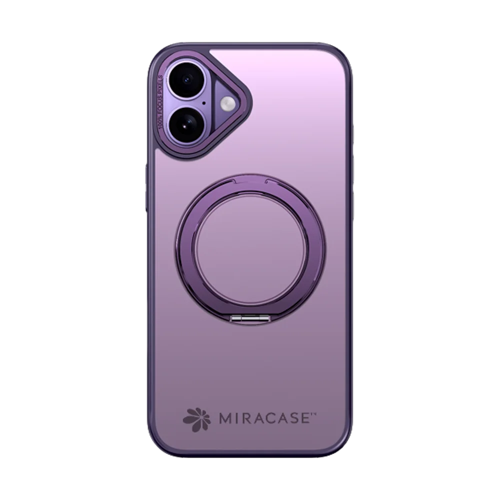 כיסוי MagSafe ל-Apple iPhone 16 מבית Miracase דגם Miraring – בצבע סגול