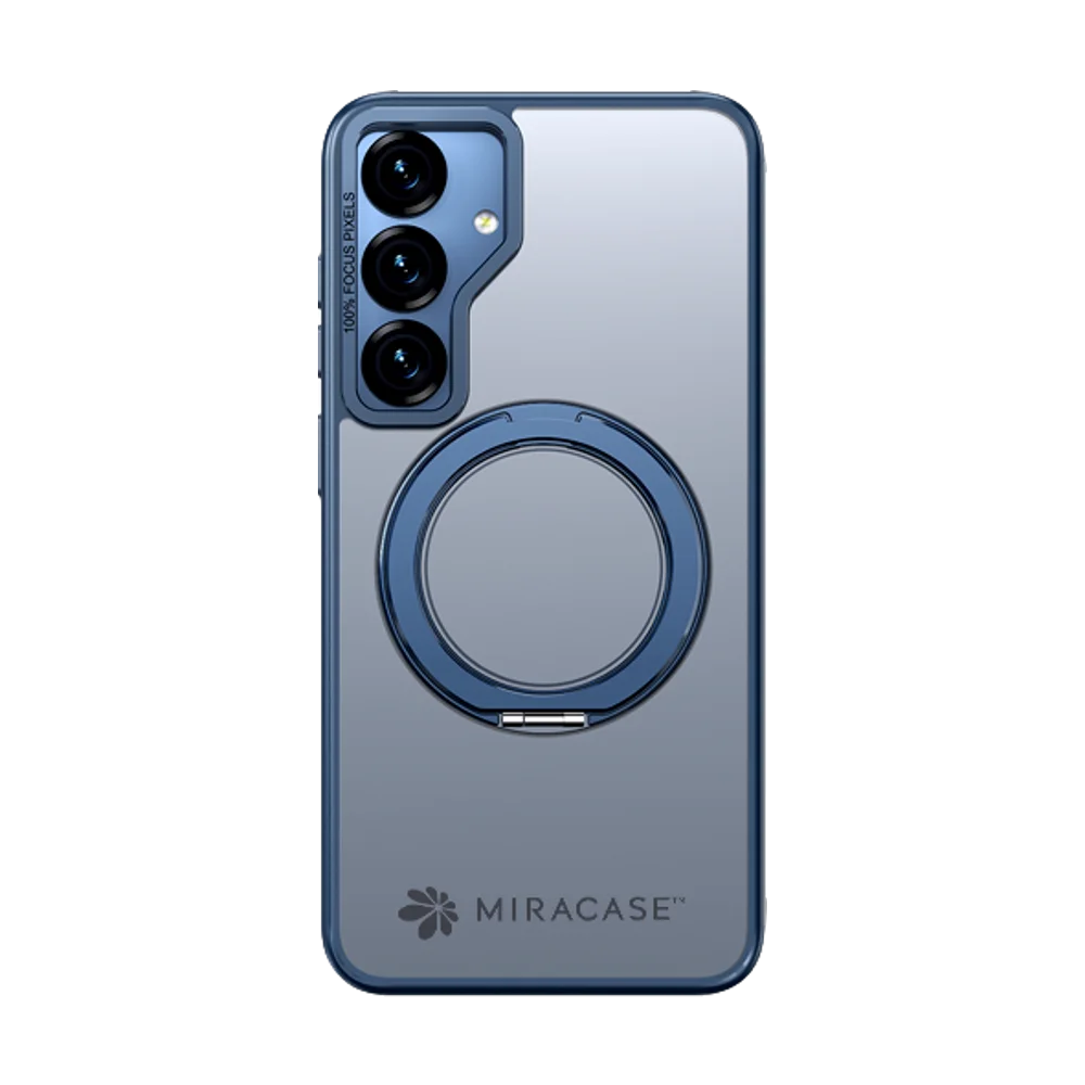 כיסוי MagSafe ל-Samsung Galaxy S25 מבית Miracase דגם Miraring – בצבע כחול